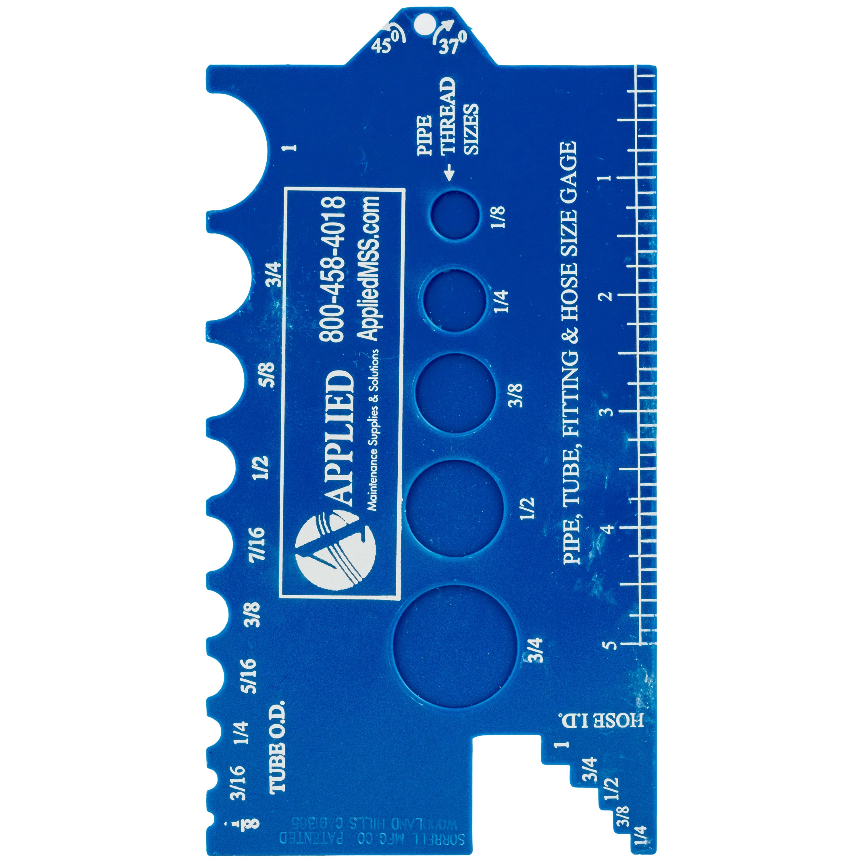 Pipe, Tube, Fitting & Hose Gauge